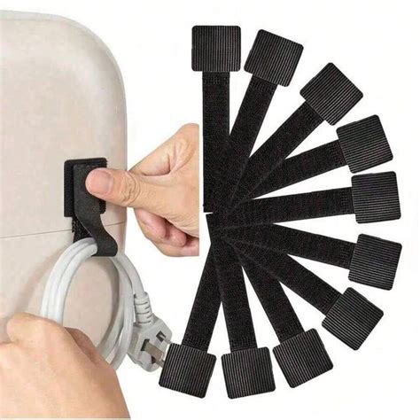 10pcs Storage And Cable Fixer, Data Cable Power Cord Fixed With Storage ...