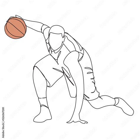 Basketball Simple Line Drawing 的图像结果