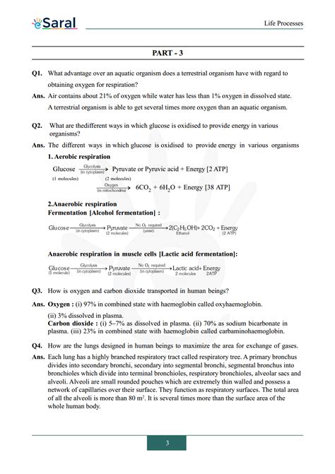 NCERT Solutions for Class 10 Science Chapter 6 - Life Process - eSaral