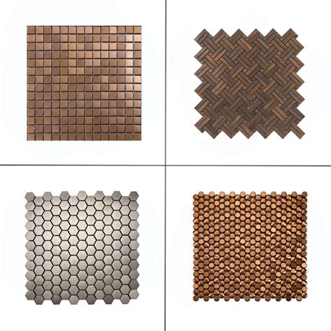 KHUSHI SINKS AND LUXURIOUS METAL MOSAIC TILES | Luxurious metal mosaic ...