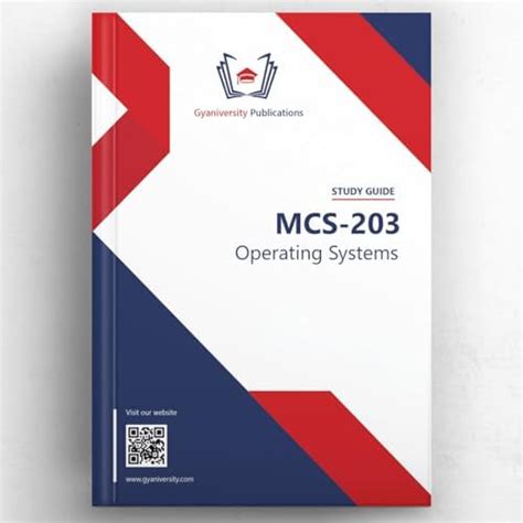 MCS-203: Operating Systems (IGNOU Study Guide Book) : Gyaniversity ...