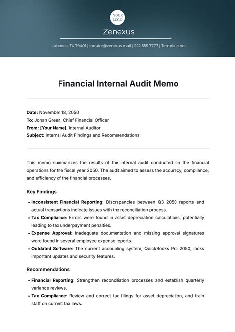 Internal Memo