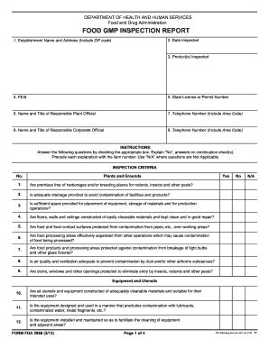FDA 2966 2013-2026 - Fill and Sign Printable Template Online