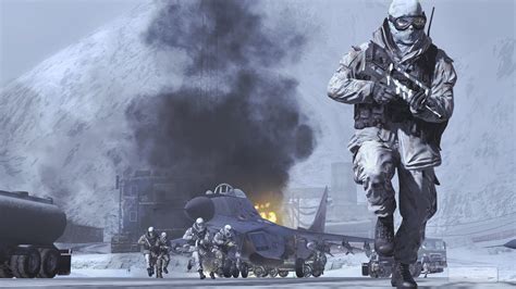 2560x1400 Resolution Call Of Duty Modern Warfare 2 Soldiers in Snow ...