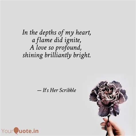 In the depths of my heart... | Quotes & Writings by It's Her Scribble ...