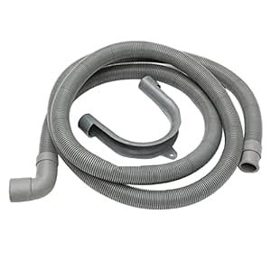 MISTU Flexible Elbow Drain Hose Pipe with Bracket for Washer Washing ...