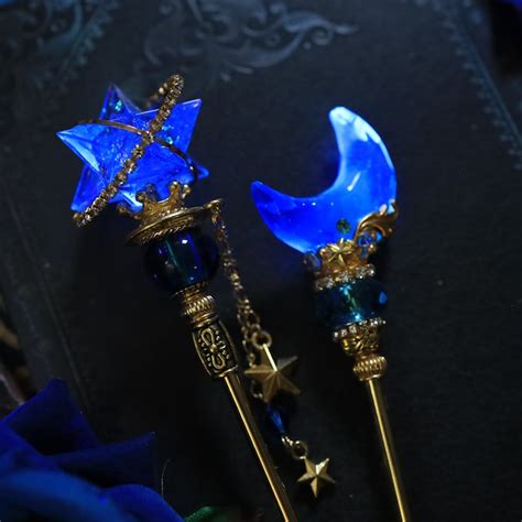 【星影の魔法杖】夜の魔女の魔法の杖（簪） | Early Moon Magic Equipment Shop