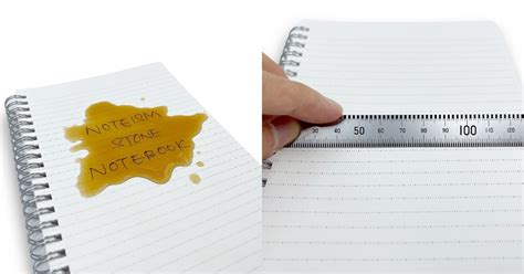 Noteism: M'sian stone paper notebook that's waterproof & won't bleed ink