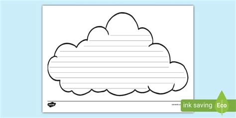 Cloud Writing Template