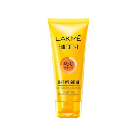 Lakme Sun Expert 50 SPF PA+++ Light-Weight Gel 100g – KartWalk