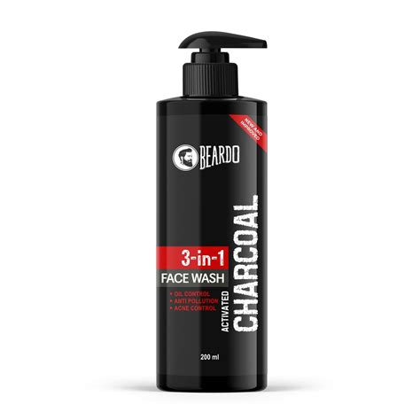 Beardo Activated Charcoal Facewash | Charcoal Face Wash for Men
