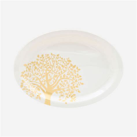 Temple Tree Gold Round Dinner Set(33 Piece) – Tibros
