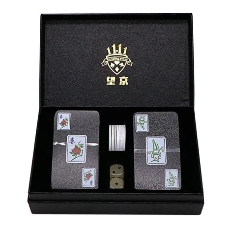 Waterproof PVC Poker Mahjong Tile Set - Acelion