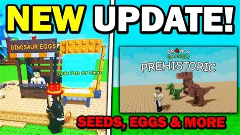 Dinosaur Grow a Garden update: Unlock T-Rex, Brontosaurus, and rare ...