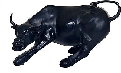 Buy Indicast Resin 10" Geometric Statue Bull Sculpture Ornament ...
