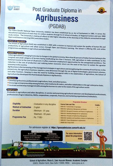 IGNOU-RC-Kolkata - News & Events - Latest - P G Diploma in Agribusiness ...