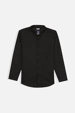 Buy Boys Black Slim Fit Textured Casual Shirt Online - 39727603 | Allen ...