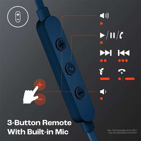 JBL Tune 310C, Hi-Res Audio with DAC , 3-Button EQ , Compatible with ...