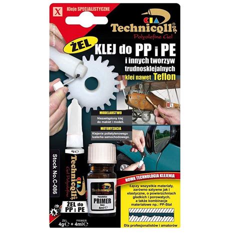 Technicqll Clear Adhesive Glue Super Gel for Pp Polypropylene, Pe ...