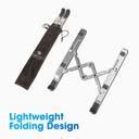 ZEBRONICS Adjustable ZEB-NS2000 Aluminium Desk Stand Laptop Stand with ...