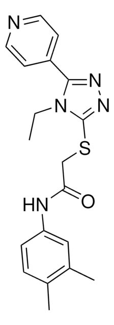 N-(3,4-DIMETHYLPHENYL)-2-{[4-ETHYL-5-(4-PYRIDINYL)-4H-1,2,4-TRIAZOL-3 ...