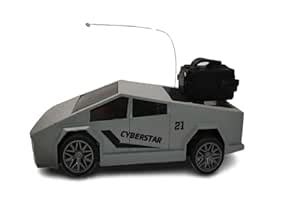 Cyberstar Remote Control Smoking Car, Rechargeable RC Tesla-Style ...