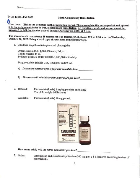 Image result for Nursing Math Compentency