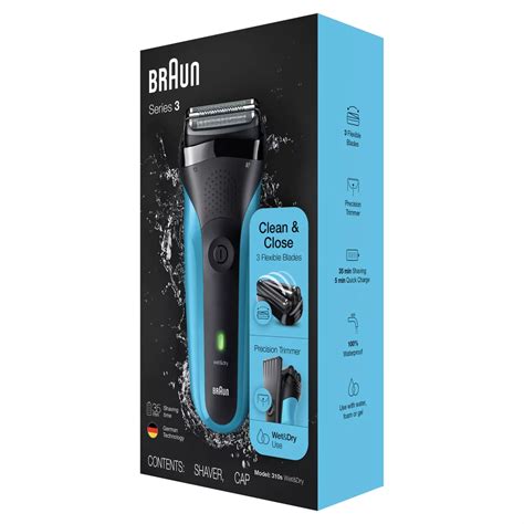 Braun Series 3 ProSkin Wet & Dry Electric Shaver - Shop Electric ...