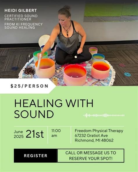 Sound Healing with Ki Frequency , 67232 Gratiot Avenue, Richmond, MI ...