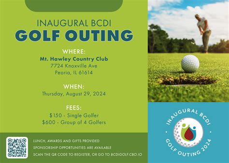 2024 BCDI Golf Outing - Bleeding & Clotting Disorders Institute