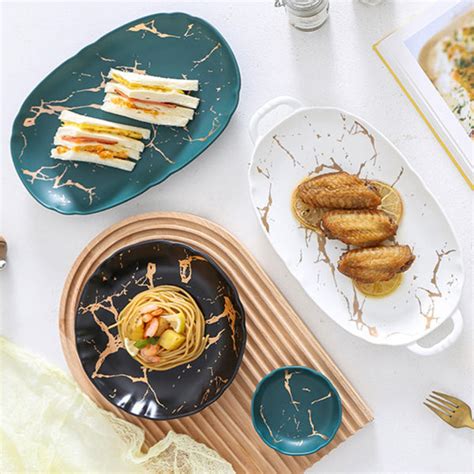 Ceramic Salad Plate Online - Premium Snack Plate | Nestasia