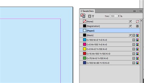 Image result for InDesign Paper Color