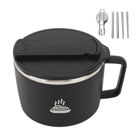 Horoper Microwave Ramen Bowl Set, Noodle Bowls With Lid Speedy ...