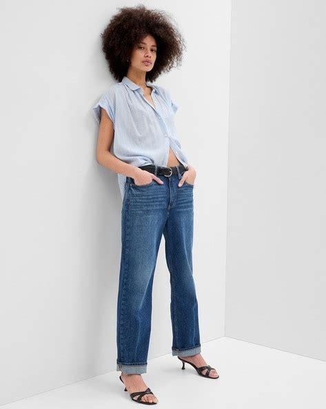 Buy Blue Shirts for Women by GAP Online | Ajio.com