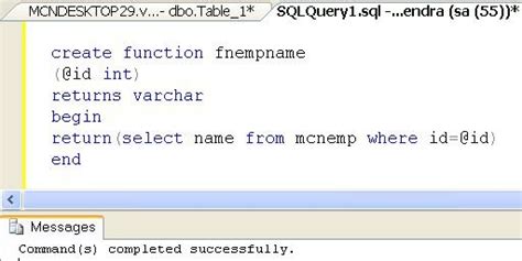 User Function in SQL 的图像结果