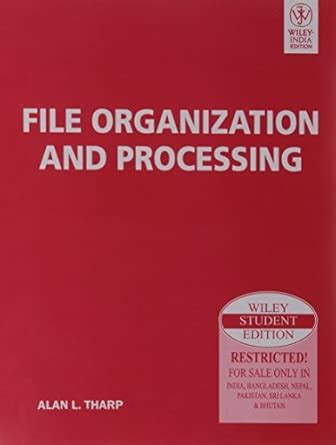 Buy File Organization and Processing Book Online at Low Prices in India ...