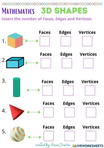 Image result for Geometry Edges Worksheets