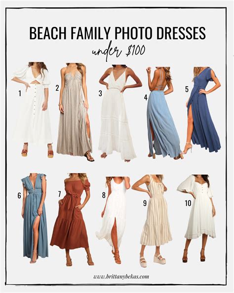 10 Dresses to Wear for Family Beach Photos | Vacation Family Photo Style
