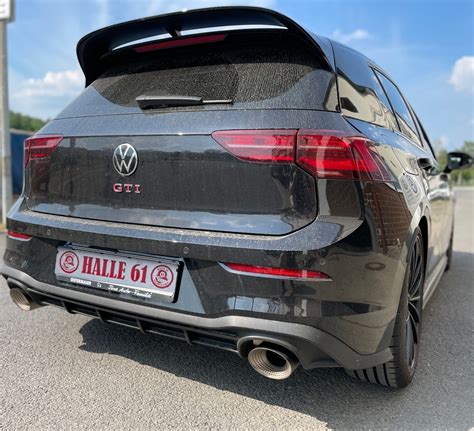 MSD Attrappe Golf 8 GTI Clubsport mit Akrapovic inkl. Edition 45 | Halle 61