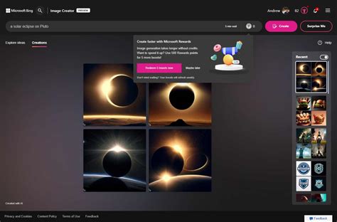 Bing Image Creator View All Creations 的图像结果