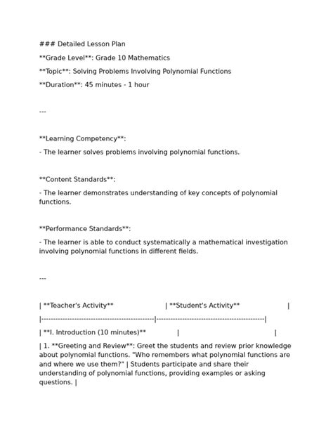 Image result for Problem Based Learning Plan Sample