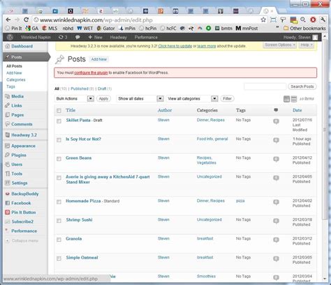 Image result for WordPress Page Listing Blog Posts