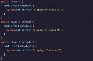 Image result for Java Inheritance Code