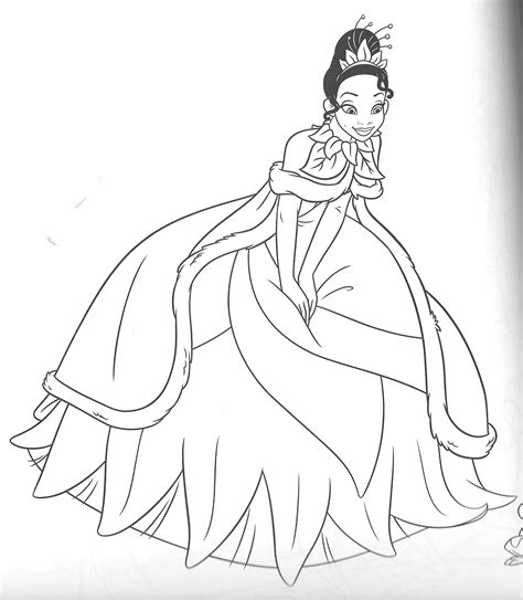 Disney Princess Coloring Pages Tiana at William King Blog