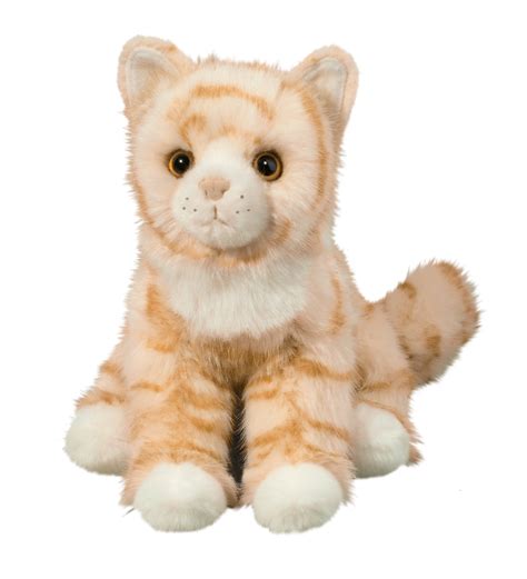 ADELE ORANGE STRIPE CAT in 2025 | Stuffed animal cat, Tabby cat stuffed ...