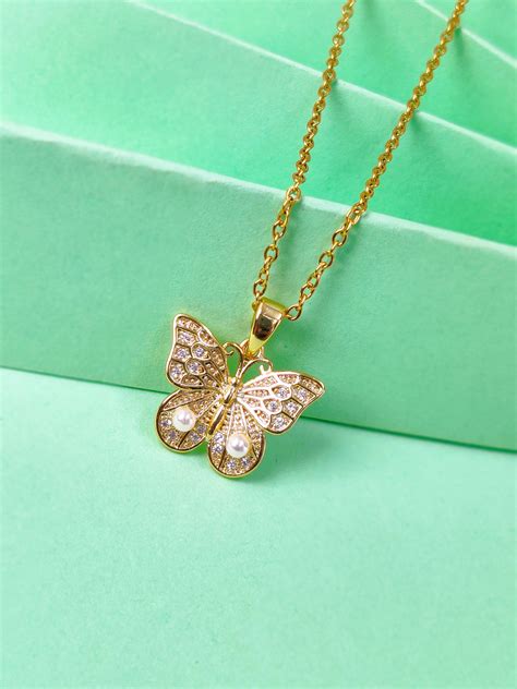 Mayra Butterfly Necklace – LOLO LéPA