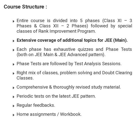 What is the syllabus of phase 5 of fiitjee two years classroom course ...