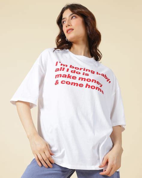 Buy White Tshirts for Women by Shein Online | sheinindia.in