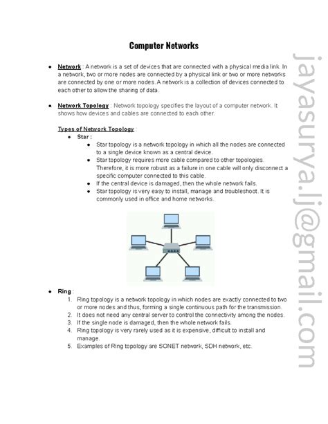 Computer Networking Notes for Tech Placements (Final Exam) - Studocu