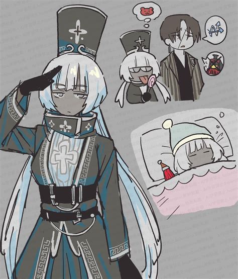 Safebooru - 1boy 1girl candy charon (project moon) colored skin food ...